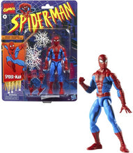 Load image into Gallery viewer, Spider-Man Marvel Legends: Retro Cardback Spider-Man Cel Shaded Action Figure