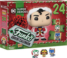 Load image into Gallery viewer, Funko Pop! Advent Calendar DC Super Heroes Superman Batman 24 Days Holiday Figures