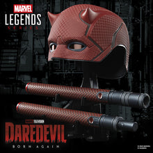 Load image into Gallery viewer, Marvel Legends Daredevil Born Again Hornhead Premium Roleplay Mask/Helmet