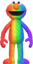 Load image into Gallery viewer, Super 7 Sesame Street - ReAction Figures Exclusive - Elmo (Rainbow)