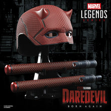 Load image into Gallery viewer, Marvel Legends Daredevil Born Again Hornhead Premium Roleplay Mask/Helmet