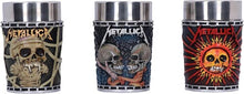 Load image into Gallery viewer, Nemesis Now Metallica - Shot Glass Set - Pushead Art (Set of 3)