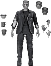 Load image into Gallery viewer, NECA Universal Monsters Frankenstein's Monster Figure Ultimate Black & White