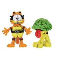 Load image into Gallery viewer, Teenage Mutant Ninja Turtles X Garfield 7"Ultimate Garfello & Odie Figure
