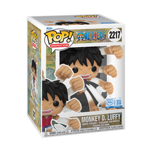 Load image into Gallery viewer, Funko Pop! One Piece Monkey D. Luffy (Gum Gum Gatling) Exclusive Figure #2217