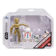 Load image into Gallery viewer, Star Wars Droid Action Figure Set C-3PO, BB-8 Disney Toybox **IN STOCK