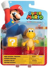 Load image into Gallery viewer, SUPER MARIO Red Koopa Troopa 4 inch Action Figure with Question Mark