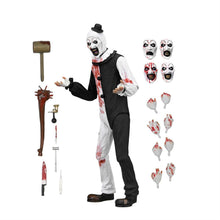 Load image into Gallery viewer, NECA Terrifier 2 Ultimate Art the Clown (Blood Splattered) 7-Inch Scale Action Figure