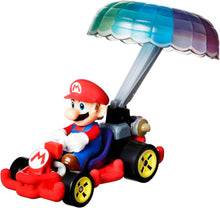 Load image into Gallery viewer, Hot Wheels Mario Kart Mario Pip Frame Parachute Racer Car