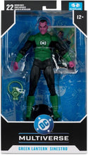 Load image into Gallery viewer, McFarlane Toys DC Multiverse Green Lantern Sinestro (Green Lantern Corps 1) 7" Figure