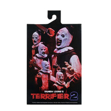 Load image into Gallery viewer, NECA Terrifier 2 Ultimate Art the Clown (Blood Splattered) 7-Inch Scale Action Figure