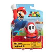 Load image into Gallery viewer, Nintendo Super Mario 4" Inch Action Figure Red Shy Guy w/Propeller