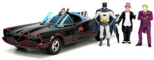 Load image into Gallery viewer, Jada Toys 1:24 Batman 1966 Batmobile w/3 Figures Batman, Joker, Penguin
