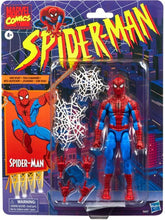 Load image into Gallery viewer, Spider-Man Marvel Legends: Retro Cardback Spider-Man Cel Shaded Action Figure