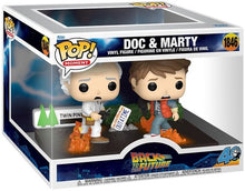 Load image into Gallery viewer, Funko POP! Moment: Back to the Future - Doc & Marty Figure #1846