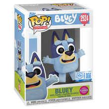 Load image into Gallery viewer, Funko Pop! Bluey Jumping (Flocked) Exclusive Figure #2524