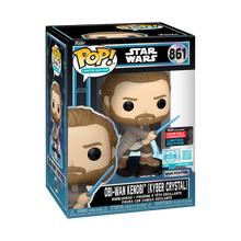 Load image into Gallery viewer, Funko Pop! Star Wars Obi-Wan Kenobi Kyber Crystal LE9500 Convention Figure #861