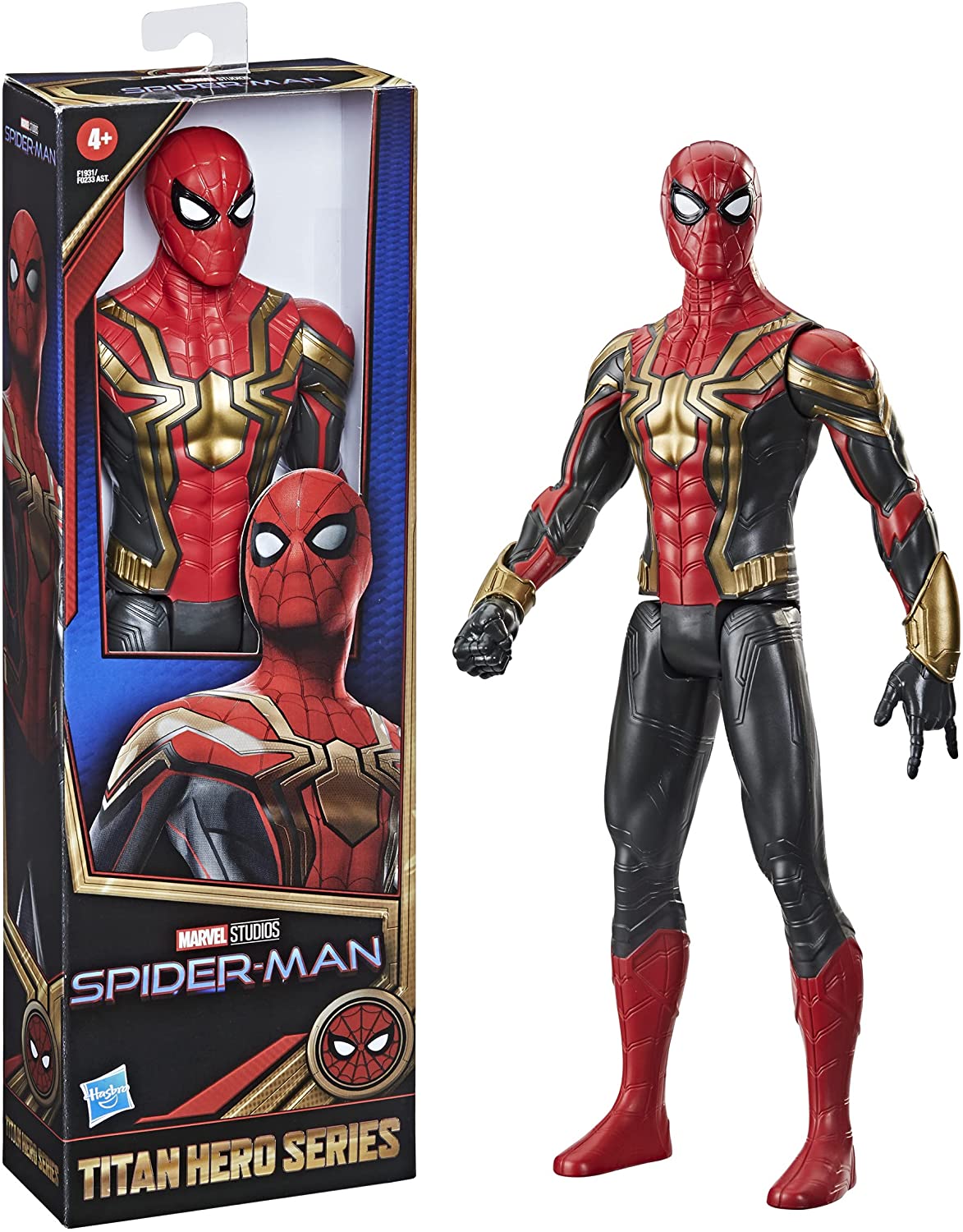 Spider-Man No Way Home Titan Hero Series Armored 12 Action Figure - Hasbro