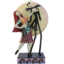 Load image into Gallery viewer, Disney Traditions Nightmare Before Christmas Jack and Sally Romance A Moonlit Dance by Jim Shore Statue - Enesco