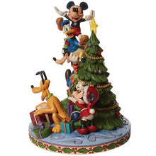 Load image into Gallery viewer, Disney Traditions Fab 5 Decorating Tree "Merry Tree Trimming" by Jim Shore - Enesco