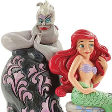 Load image into Gallery viewer, Disney Traditions The Little Mermaid Ariel and Ursula Statue by Jim Shore - Enesco