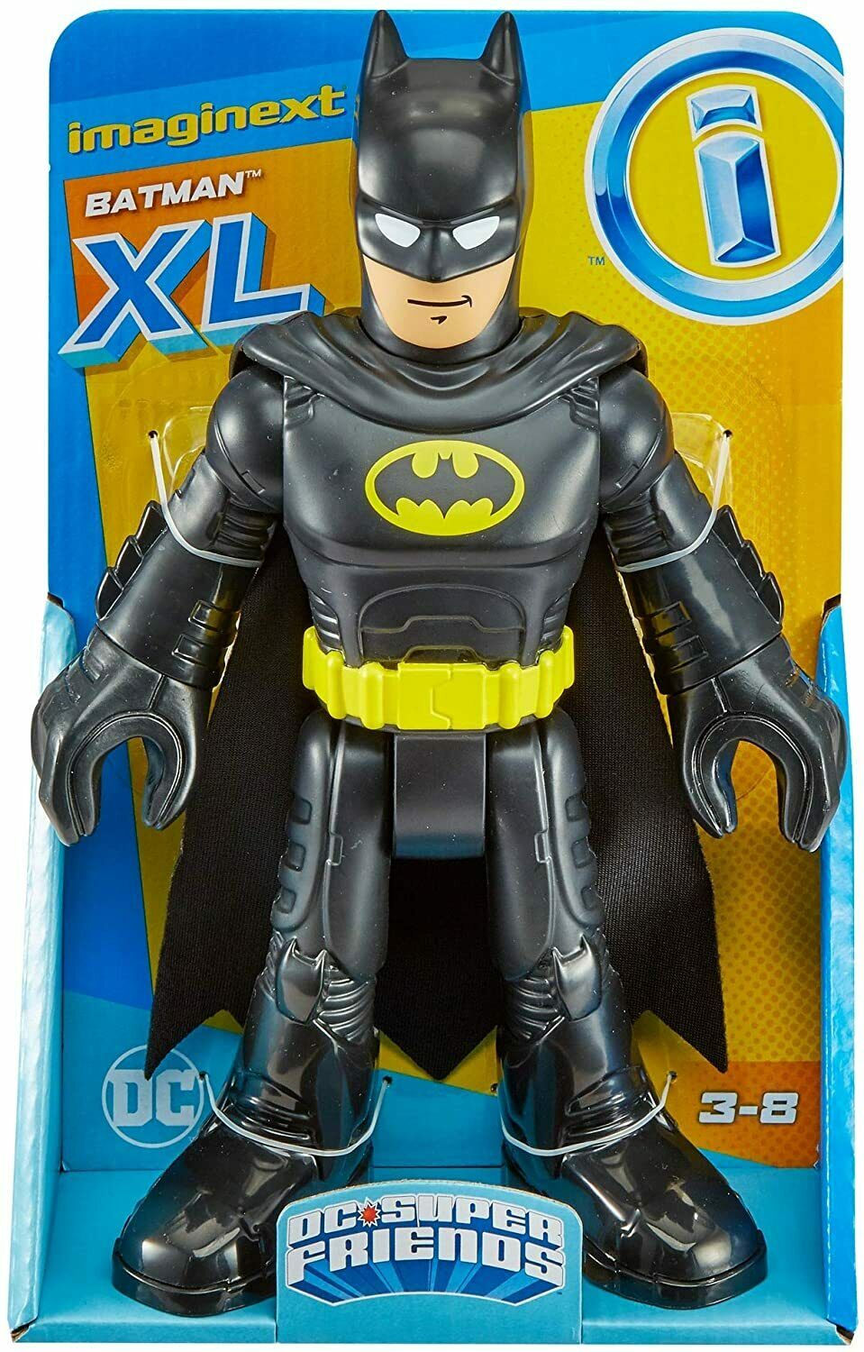 DC Super Friends Imaginext Batman Black Suit XL 10