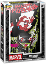 Load image into Gallery viewer, Funko POP! Comic Cover: Marvel - Amazing Spider-Man (Venom) Figure #81
