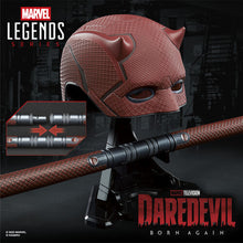 Load image into Gallery viewer, Marvel Legends Daredevil Born Again Hornhead Premium Roleplay Mask/Helmet

