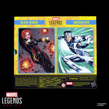 Load image into Gallery viewer, Avengers: The Crossing Marvel Legends Black Widow &amp; Quicksilver Action Figure 2Pk
