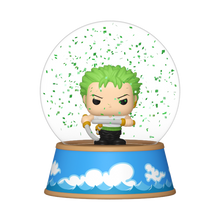 Load image into Gallery viewer, Funko One Piece Anime Roronoa Zoro Mini Glitter Globe Figure Straw Hats
