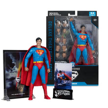 Load image into Gallery viewer, DC Multiverse Deluxe Theatrical Edition Wave 3 Superman Movie 1978 Figure Reeves
