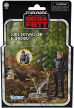 Load image into Gallery viewer, Star Wars: The Book of Boba Fett Vintage Collection Luke Skywalker &amp; Grogu Figures Set
