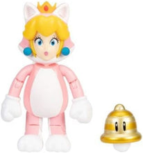 Load image into Gallery viewer, Nintendo Super Mario 4" Inch Action Figure Cat Peach
