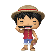 Load image into Gallery viewer, Funko Pop! Monkey D. Luffy w/ Meat One Piece Jumbo 10" Figure #1945
