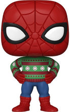Load image into Gallery viewer, Funko POP! Marvel: Holiday - Spider-Man Sweater Figure #1284

