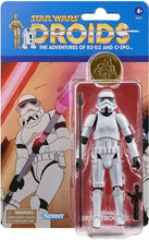 Load image into Gallery viewer, Star Wars: Droids - Black Series - Imperial Stormtrooper Action Figure with Coin
