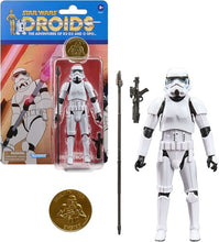 Load image into Gallery viewer, Star Wars: Droids - Black Series - Imperial Stormtrooper Action Figure with Coin
