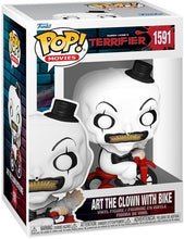 Load image into Gallery viewer, Funko POP! Movies: Terrifier - Art the Clown with Bike Figure #1591
