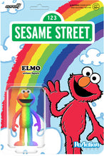 Load image into Gallery viewer, Super 7 Sesame Street - ReAction Figures Exclusive - Elmo (Rainbow)
