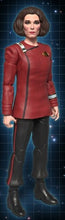 Load image into Gallery viewer, Nacelle Star Trek: The Next Generation Yesterday's Enterprise Captain Garrett Figure
