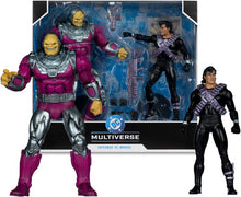 Load image into Gallery viewer, DC Multiverse Return of Superman Superman vs Mongul 7" Figure and Mega 2-Pack
