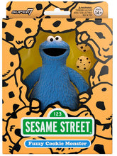 Load image into Gallery viewer, Super 7 Sesame Street - ReAction Figures - Cookie Monster (Fuzzy)
