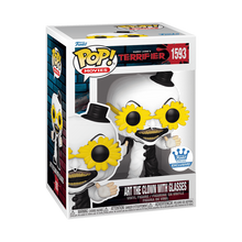 Load image into Gallery viewer, Funko Pop! Terrifier Art the Clown w/ Glasses Figure Exclusive #1593
