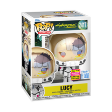 Load image into Gallery viewer, Funko Pop! Cyberpunk Edgerunners Lucy in Spacesuit SDCC Exclusive Figure #2417
