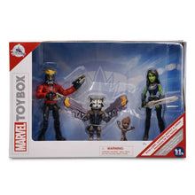 Load image into Gallery viewer, Marvel Action Figure Set GOTG Groot Starlord Rockey Disney Toybox **IN STOCK
