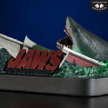 Load image into Gallery viewer, Mcfarlane Jaws Shark 50th Anniversary 1/48 Scale Resin Statue w/ Light Up Base
