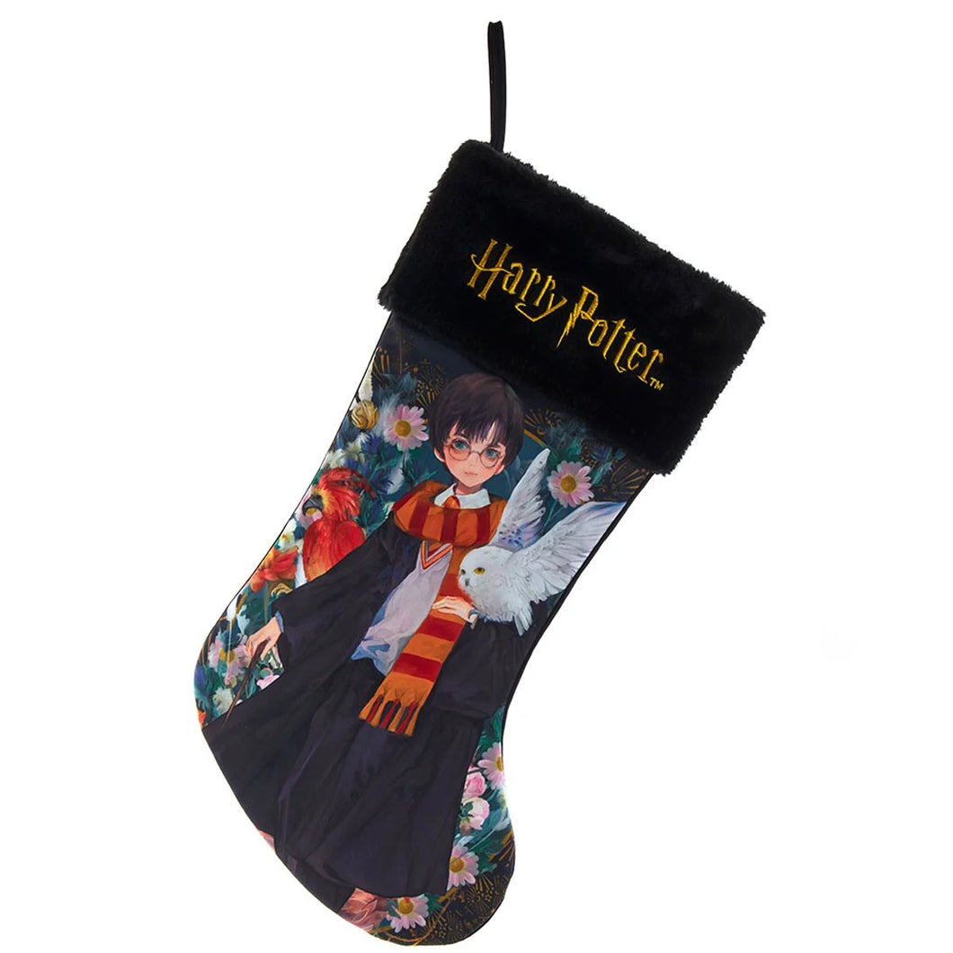 Harry Potter and Hedwig 19-Inch Christmas Holiday Stocking - Kurt Adler