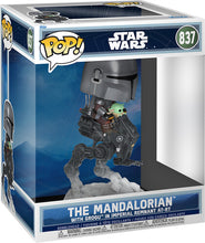 Load image into Gallery viewer, Funko POP! Rides Deluxe Star Wars The Mandalorian w/Grogu in Imperial Remnant AT-RT
