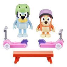 Load image into Gallery viewer, Bluey Vehicle 2-Pack, 2.5-3" Bingo Articulated Figures - Scooter Time

