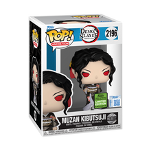 Load image into Gallery viewer, Funko Pop! Muzan Kibutsuji (Metallic) Figure #2196 Demon Slayer Exclusive
